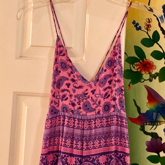 🌺🎉HP🎉🌺 Spell & The Gypsy Journey Strappy Maxi Dress Mulberry - Picture 10 of 16